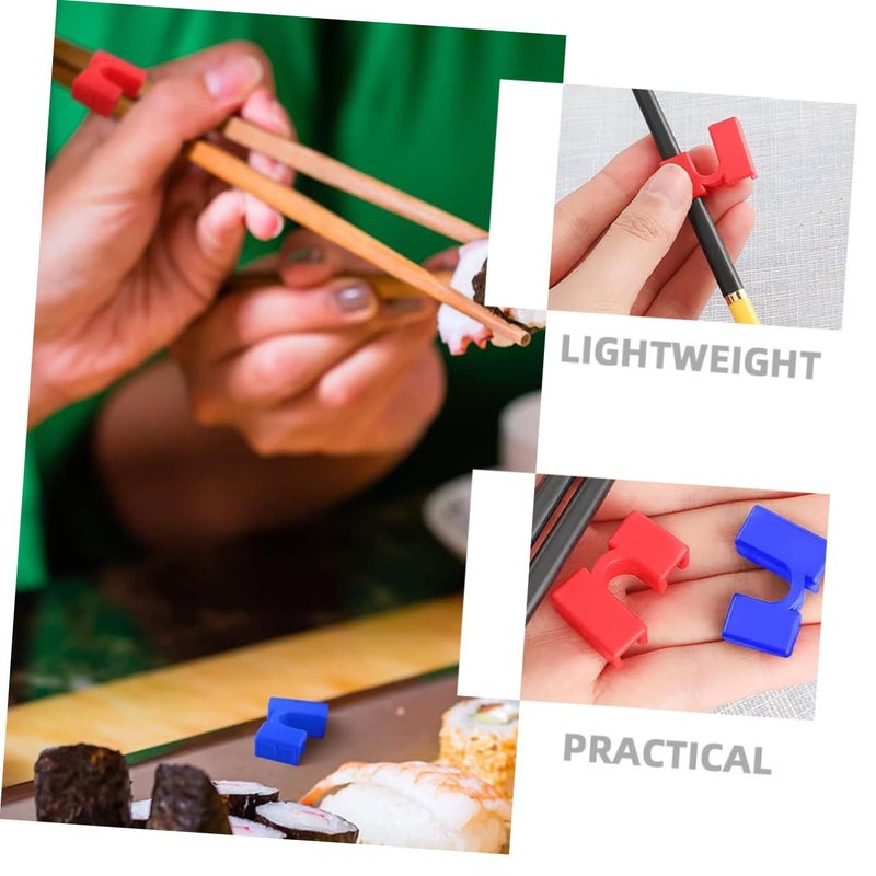 12 PCS Chopstick Training Helpers Reusable Clips For Easy Learning Assists Proper Grip Posture Lightweight Portable Beginners - Image 4