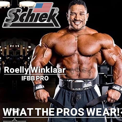 Schiek Sports Model 1000-BLS Basic 20" Lifting Straps - Black - Image 2