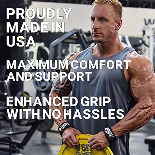 Schiek Sports Model 1000-BLS Basic 20" Lifting Straps - Black - Image 5