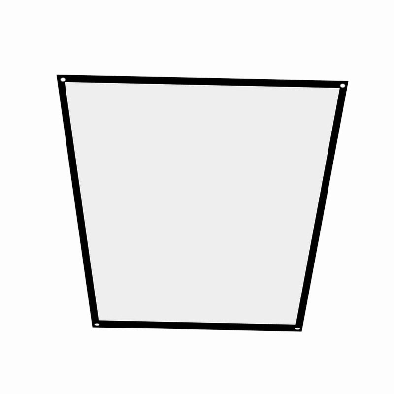 1pc Portable Foldable NOn crease White Projector Curtain Projection Screen 4:3 (84inch) - Image 5
