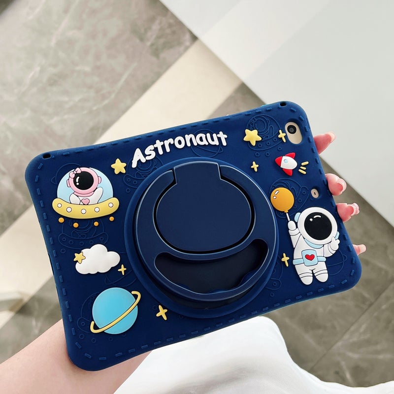 360 Degree Rotation Three Suitable For Apple Ipad Protective Cover Silicone Air4 Silicone 9.7 Star Mini5/6 Hua - Image 5
