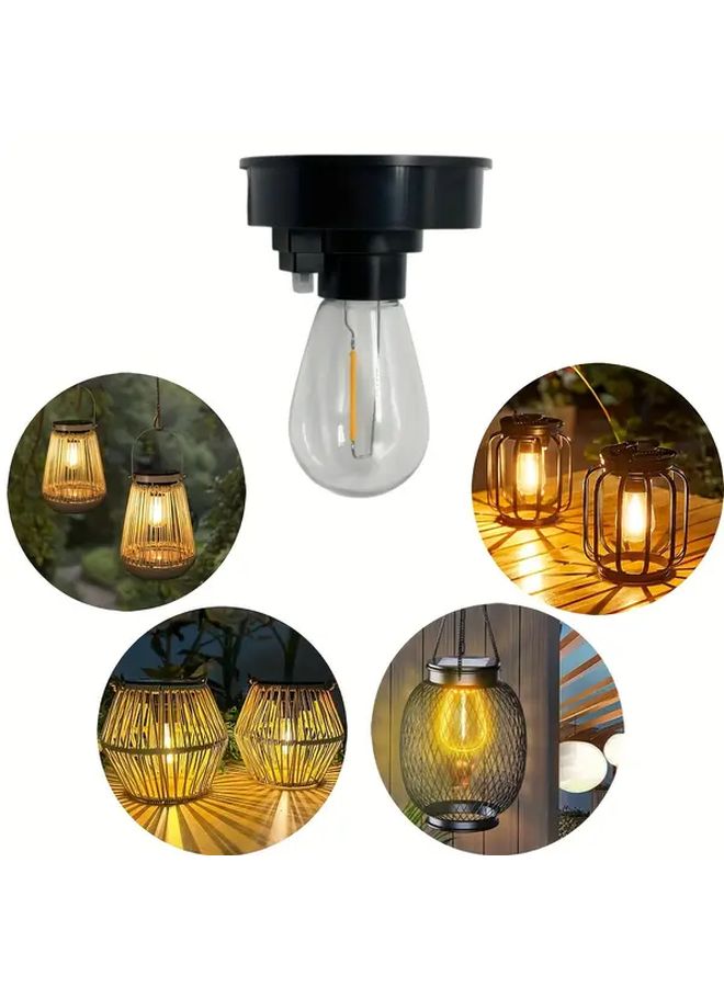 6 Pack Outdoor Solar Lantern Bulb Replacement Top Solar Light Accessory - Image 2