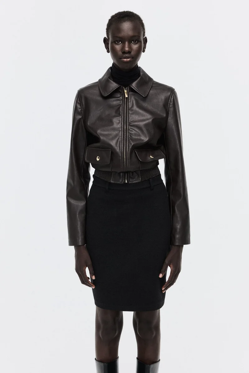 H&M Jersey pencil skirt