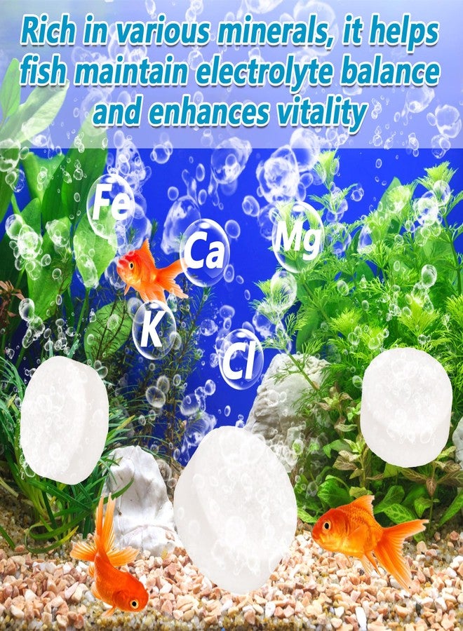 MAQIHAN 150 Tablets Aquarium Salt - Aquarium Salt Freshwater for Freshwater Tank Koi Pond Salt for Koi Fish, Goldfish, Guppies, Mollies, Scats, Monos - Image 4