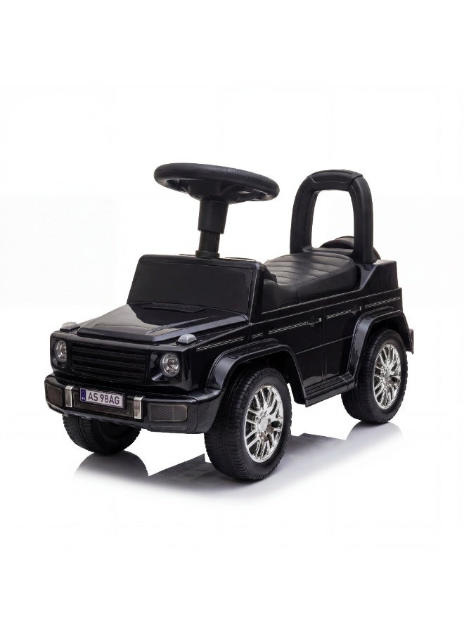 Tic Toys Kids Ride-On Push Car with Musical Steering Wheel and Safety Backrest - Toddler Foot-to-Floor Walker for Balance & Motor Skills Development - Image 1