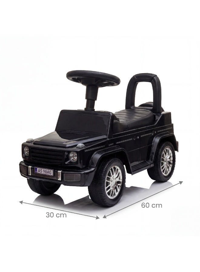 Tic Toys Kids Ride-On Push Car with Musical Steering Wheel and Safety Backrest - Toddler Foot-to-Floor Walker for Balance & Motor Skills Development - Image 3