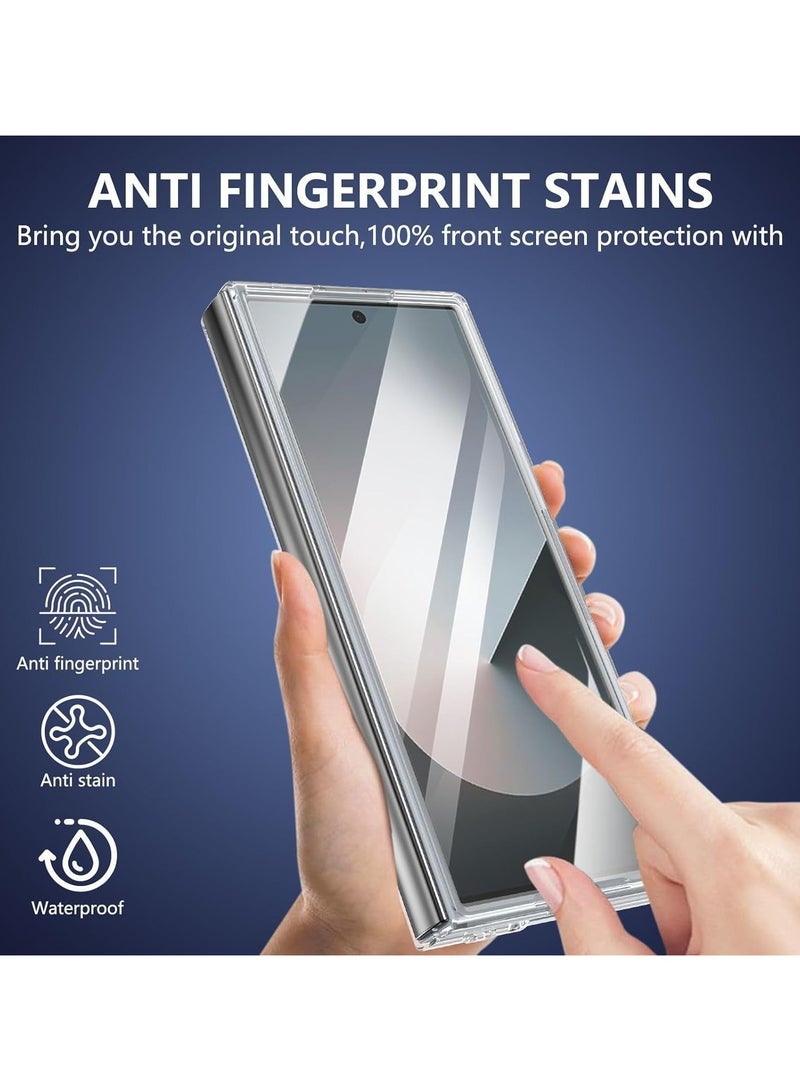 general Magnetic Drop Protection Anti-Yellowing Case for Samsung Galaxy Z Fold 7 - Sturdy Shock Protection Bumper Transparent Case - Image 5
