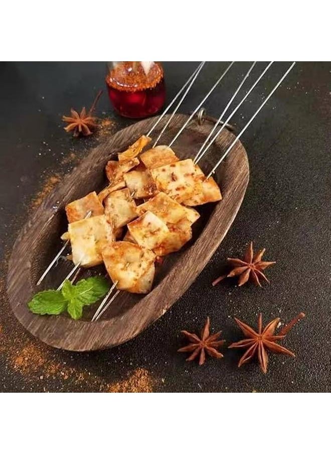 ماركة غير محددة 20 عبوة من أسياخ الشواء المعدنية أسياخ شيش كباب معدنية من الفولاذ المقاوم للصدأ مقاس 26 سم  - Image 3