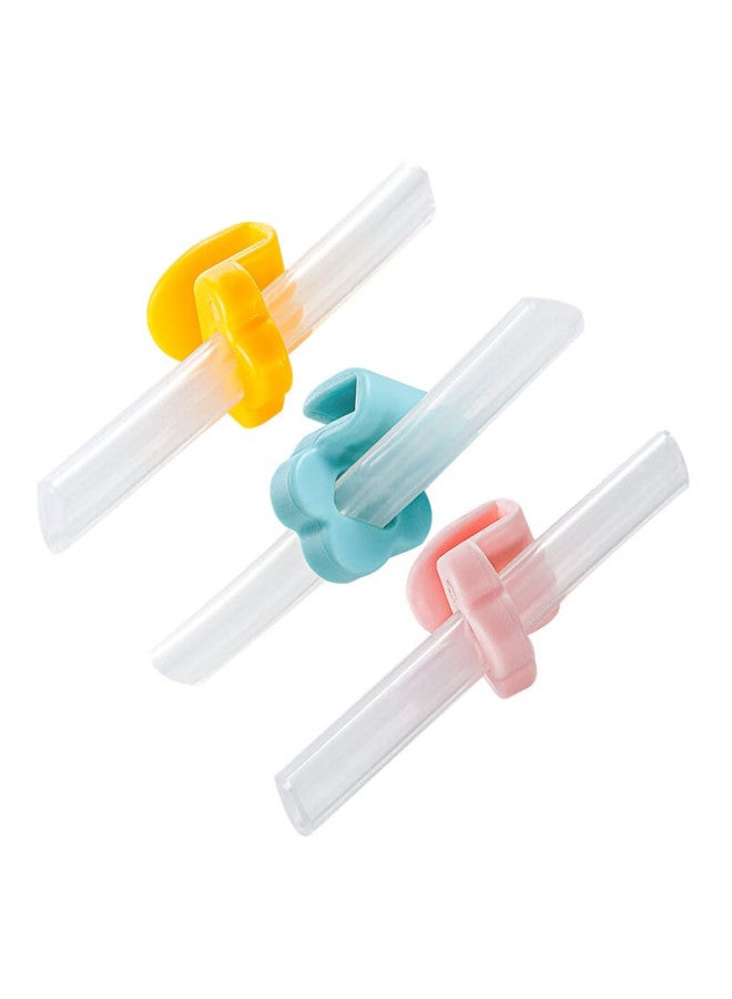 Cookss Baby Soup Straw And Spoon Set, 3-in Straw Bowl Accessories, Porridge Drinking Tool, Children's Tableware, Silicone - Image 5