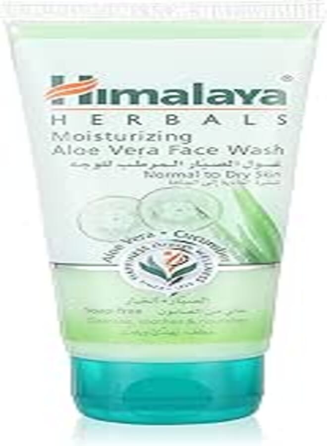 Himalaya Herbals Moisturizing Face Wash With Aloe Vera, 50 ml