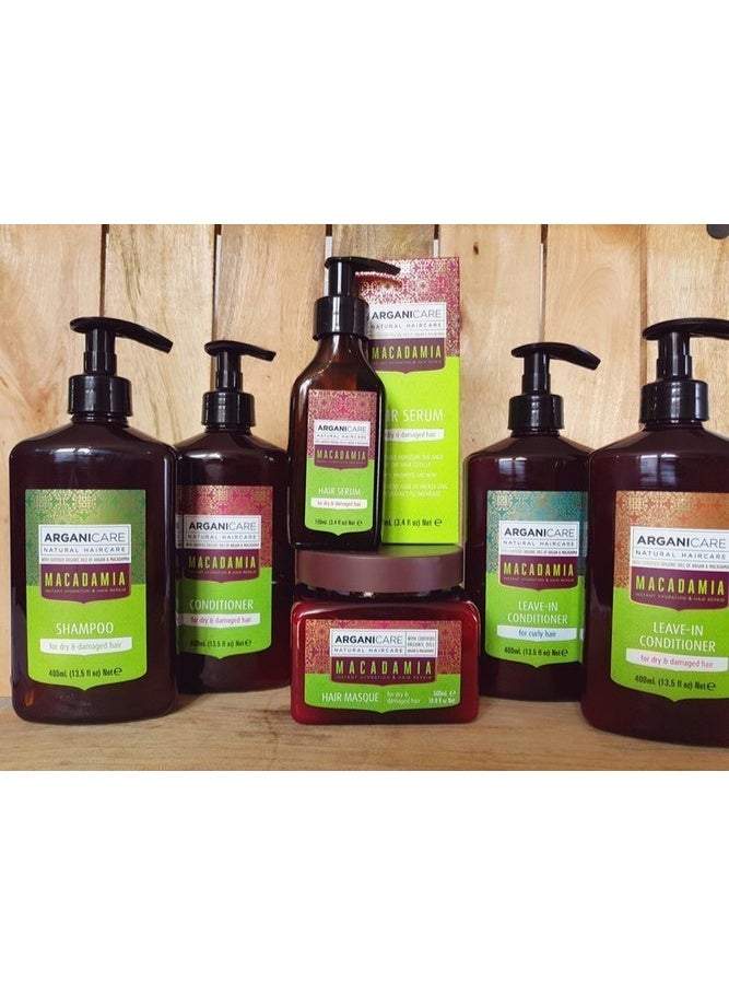 Arganicare Macadamia Leave-in Conditioner for Curly Hair 400ml - Image 3