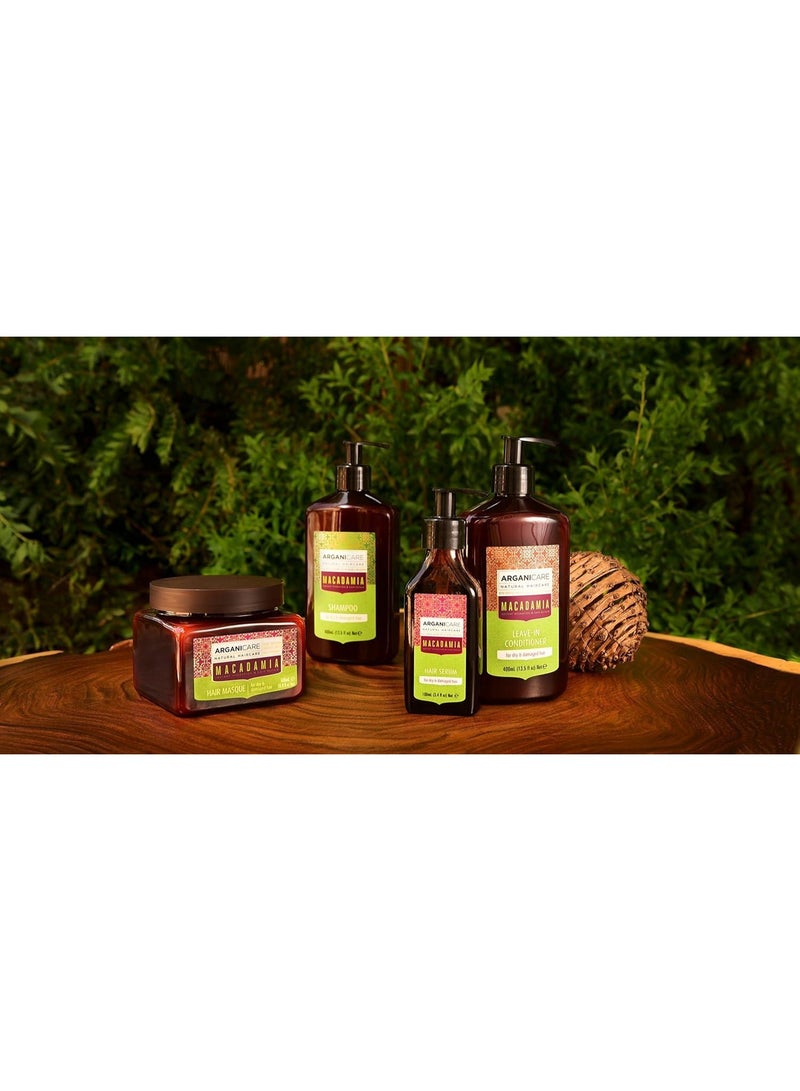 Arganicare Macadamia Leave-in Conditioner for Curly Hair 400ml - Image 2