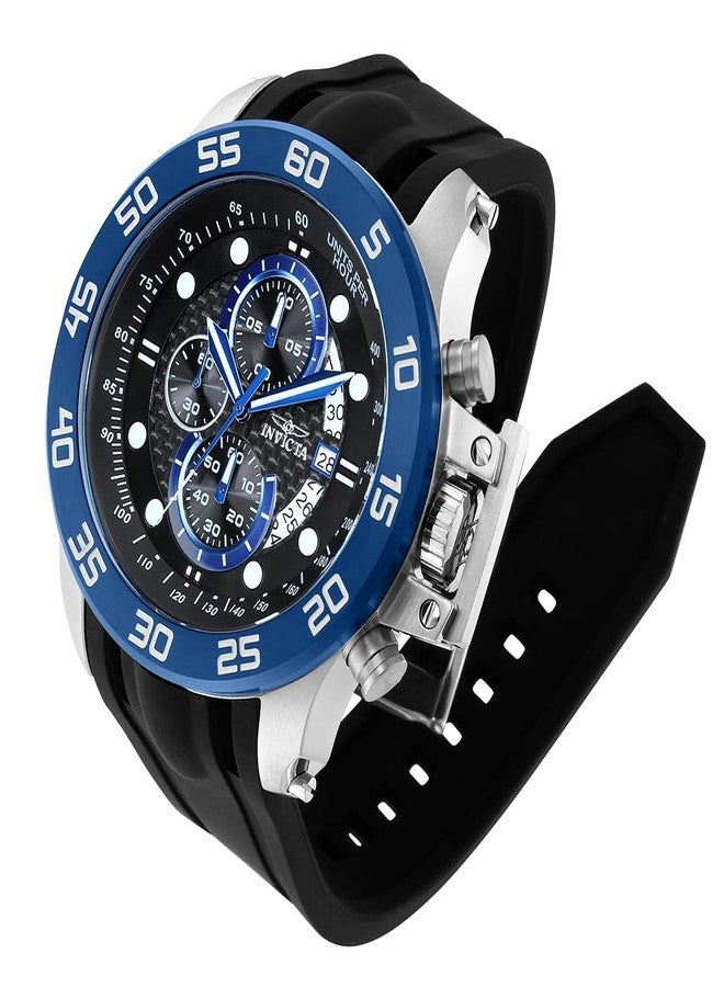 Invicta Men's I-Force 51mm Silicone Quartz Watch, Black (Model: 19252) - Image 2
