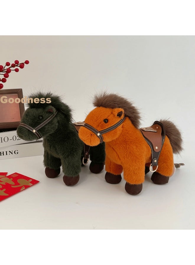 Weltston Plush Zodiac Year Of The Horse Doll Pillow Toy Birthday Gift For Girls Lucky Horse Plush Toy - Image 2