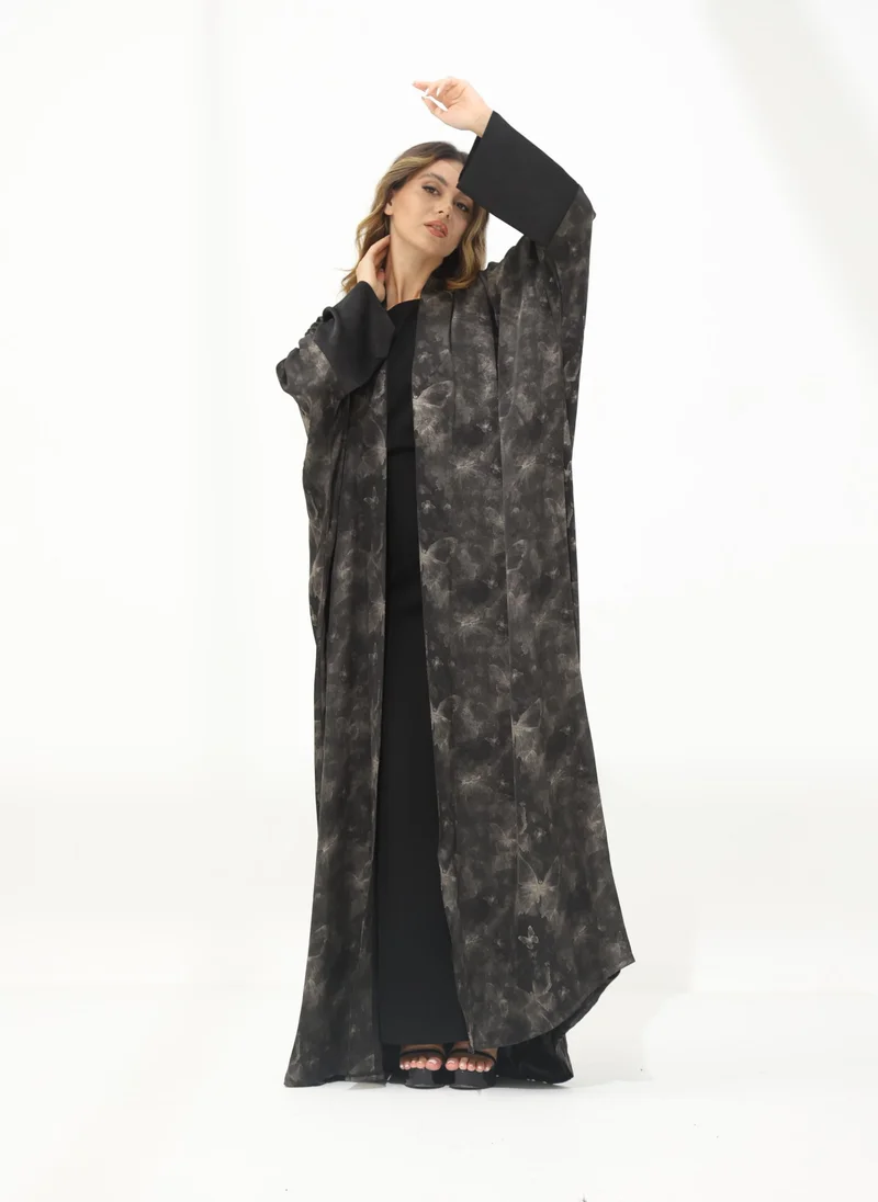Meem by Mariyah Front Open Abaya