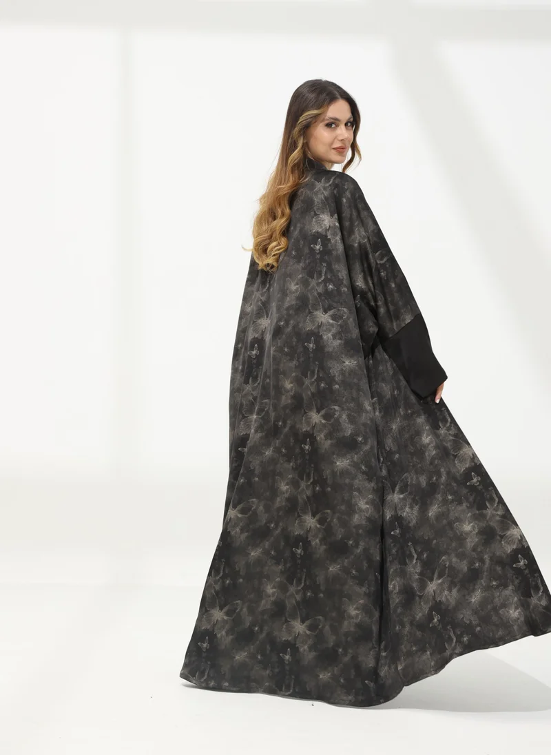 Meem by Mariyah Front Open Abaya