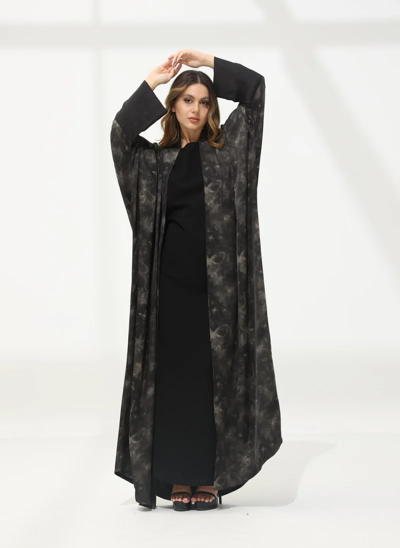 Meem by Mariyah Front Open Abaya