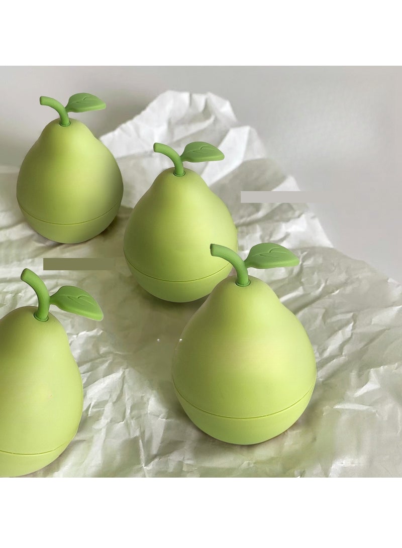 M MIAOYAN Pear Fruit Scent Car Air Freshener – Solid Aromatherapy Ornament for Vehicles, Long-Lasting Deodorizer for Car, Bathroom, or Small Spaces - Image 1