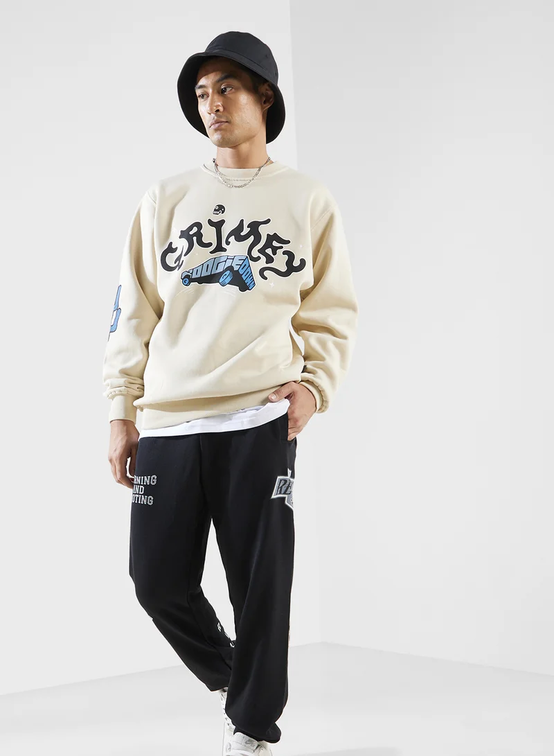 Grimey Causing Panic Vintage Crewneck Sweatshirts