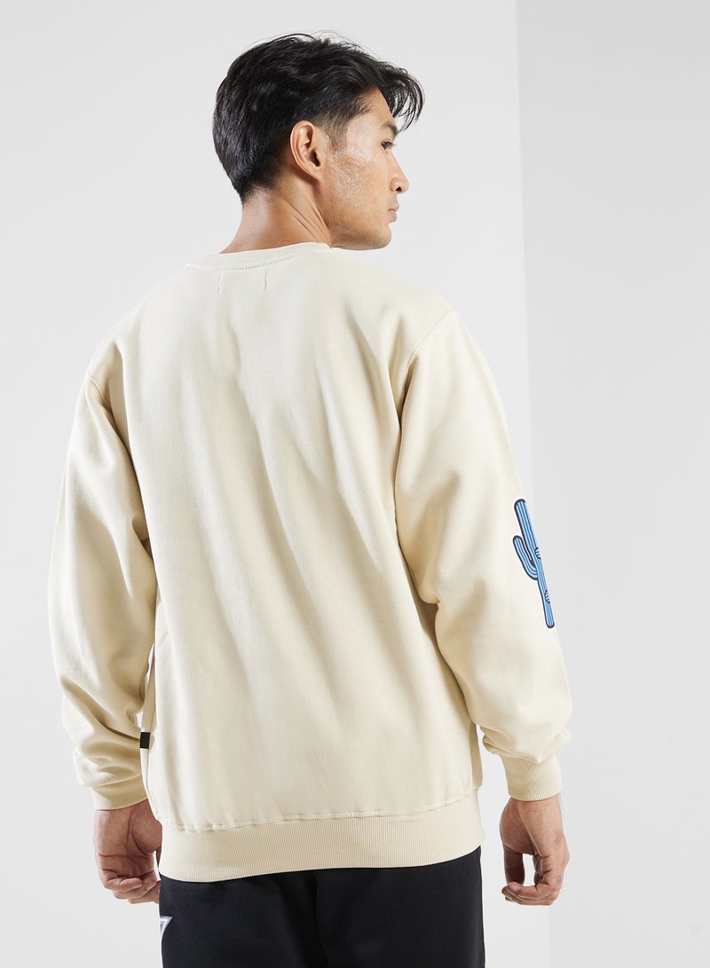 Grimey Causing Panic Vintage Crewneck Sweatshirts  - Image 2