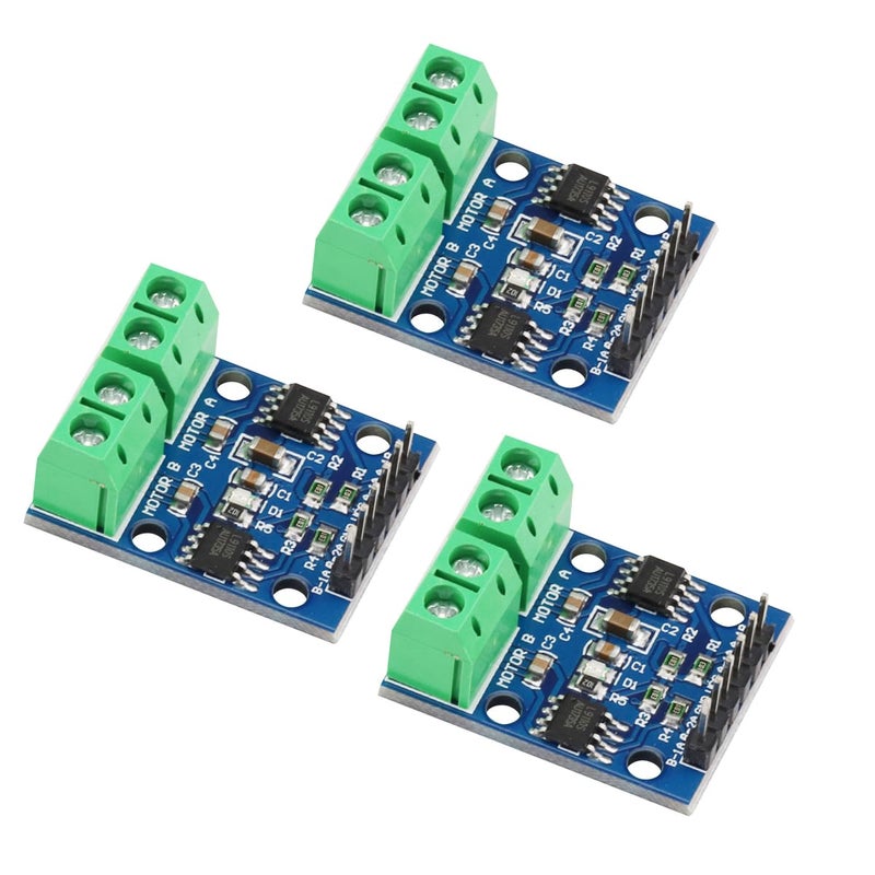 فيروو 3 قطع L9110S وحدة قيادة محرك DC وحدة تحكم محرك خطوة 2512V HBridge يمكنها قيادة محركين DC في نفس الوقت أو محرك خطوة 4 أسلاك 2 مرحلة