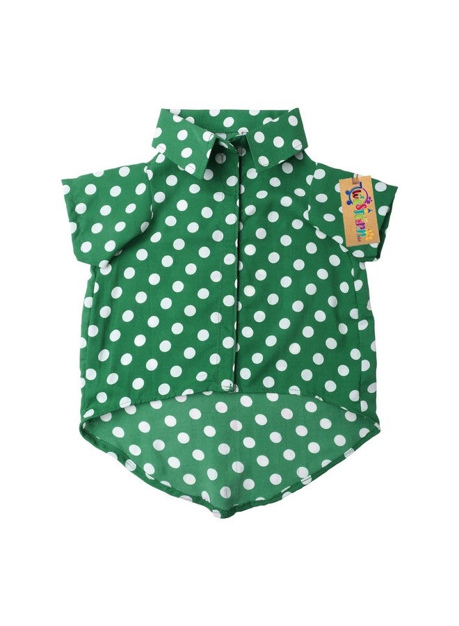 Western Era Super Soft Trendy Printed Shirt, Ultra Comfort Dog Apparel, Cotton Printed Breathable Basic Vest Dog Shirt, Cute Lightweight Thin Shirt For Your Furries (Xxxlarge - 30 Inch) (Polka Green) - Image 5