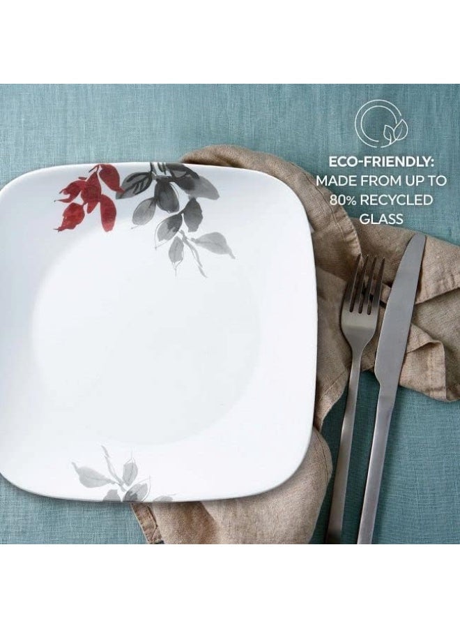 Corelle Kyoto Leaves 16pc Dinner Set Chip & Break Resistant - Image 5