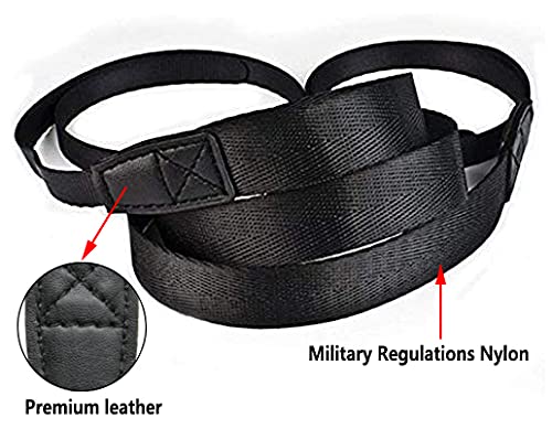 Eorefo Camera Strap Camera Neck Strap with Quick-release Buckles for Mirrorless Camera.(Black) - Image 2