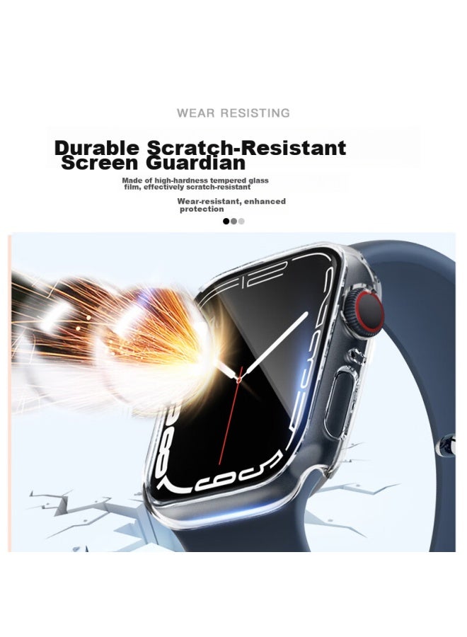 Wei Qiantu Weiquantu Apple Watch Iwatch10 واقي Apple Watch S10/ultra2 زجاج مقوى شاشة كاملة مضاد للسقوط 46mm غلاف فيلم متكامل - Image 4