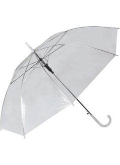 Quality Stylish 8-Wire Cane Unisex Transparent Umbrella 71 cm Length, 90 cm Open Diameter - pzsku/ZD343A7A0011609E3B423Z/45/_/1740652572/69046072-7096-4943-88b7-cec4368126ae