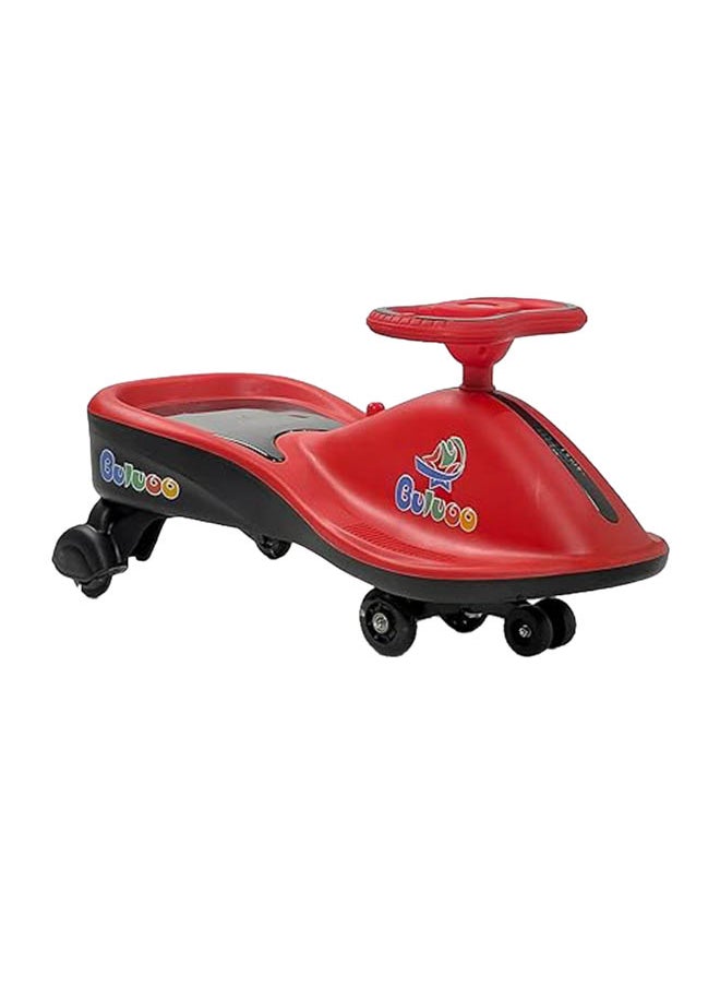 AL BADER Magic Swing Cars for Kids, Twister Magic Ride on Kids Car with LED Wheels, Kids Push Ride on Car With Lighted Seat, Strongest and Smoothest Twister Magic Ride Car for Kids With Music, Red  - Image 1