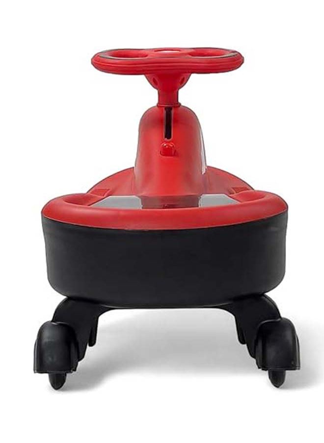 AL BADER Magic Swing Cars for Kids, Twister Magic Ride on Kids Car with LED Wheels, Kids Push Ride on Car With Lighted Seat, Strongest and Smoothest Twister Magic Ride Car for Kids With Music, Red  - Image 4