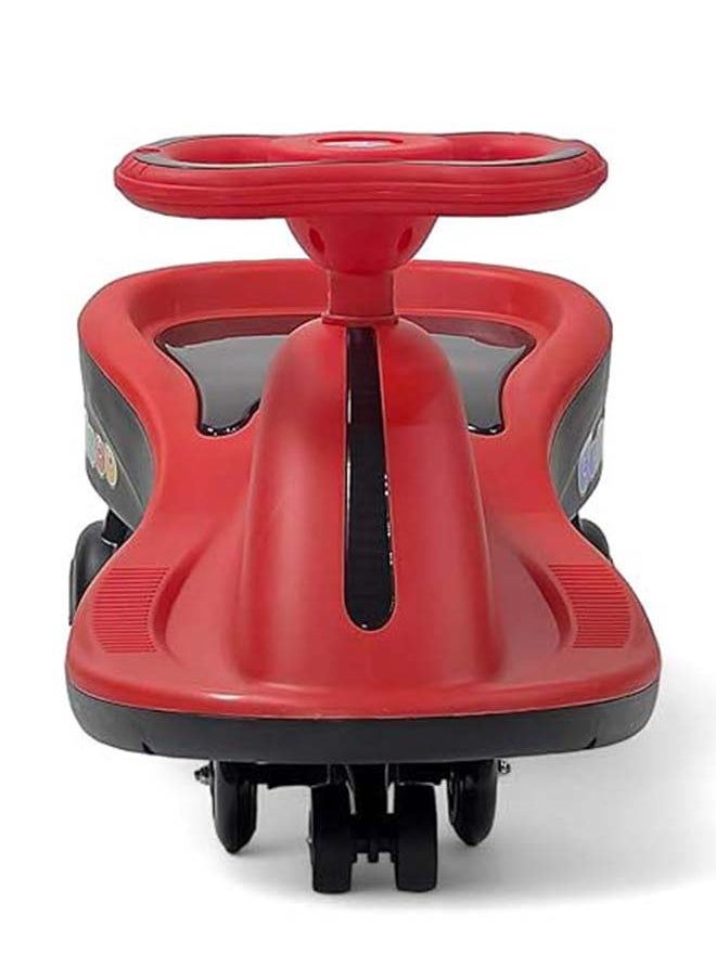 AL BADER Magic Swing Cars for Kids, Twister Magic Ride on Kids Car with LED Wheels, Kids Push Ride on Car With Lighted Seat, Strongest and Smoothest Twister Magic Ride Car for Kids With Music, Red  - Image 3