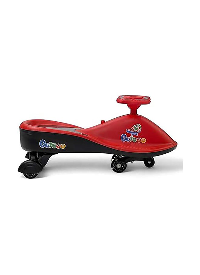 AL BADER Magic Swing Cars for Kids, Twister Magic Ride on Kids Car with LED Wheels, Kids Push Ride on Car With Lighted Seat, Strongest and Smoothest Twister Magic Ride Car for Kids With Music, Red  - Image 2