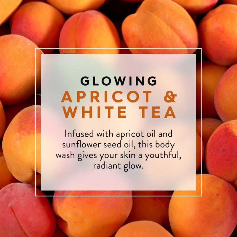 JASON Apricot and White Tea Glowing Body Wash, For a Gentle Feeling Clean, 30 Fluid Ounces - Image 3