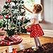 Toycost Girls Princess Dress up Trunk Ladybug Bee Butterfly Green Fairy Role Play Costume Set for Little Girls Toddler Aged 37 - Image 3