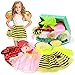 Toycost Girls Princess Dress up Trunk Ladybug Bee Butterfly Green Fairy Role Play Costume Set for Little Girls Toddler Aged 37 - Image 2