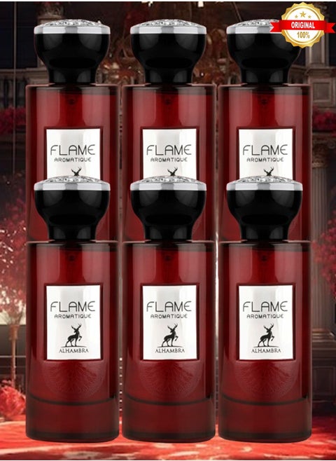 6 Pieces Flame Aromatique Perfume 100ml EDP
