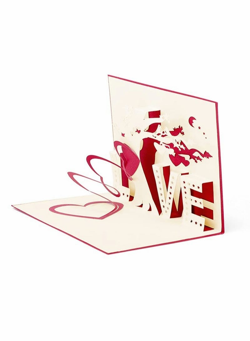 Love Tree Pop Up Card for All Occasions Birthday Anniversary Thank You Gifts for Couples Men Women with Envelopes - Image 1