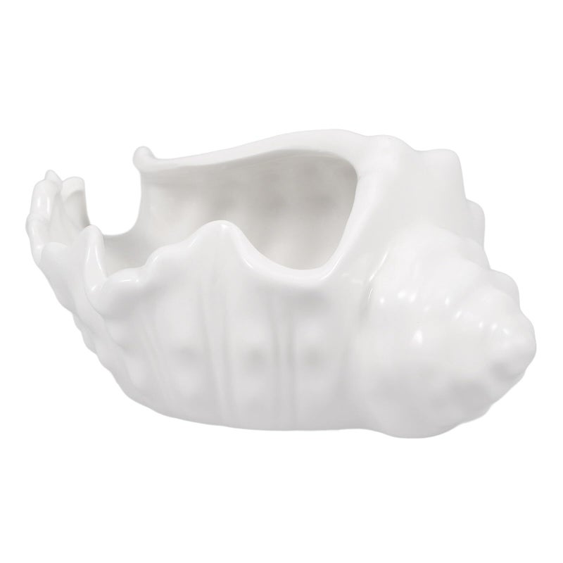White Ceramic Jewelry Dish Trinket Tray Ring Holder Organizer for Vanity Desktop Storage - Image 2