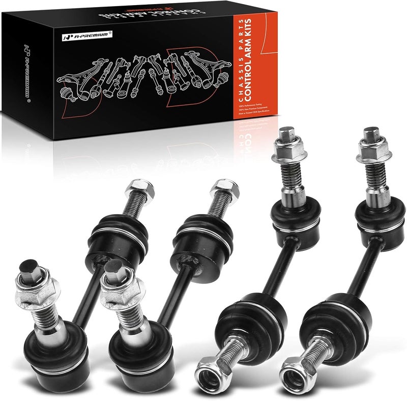 A-Premium 4Pcs Front and Rear Sway Bar Links Stabilizer links Compatible with Ford Expedition Lincoln Navigator 2003 2004 2005 - Image 1