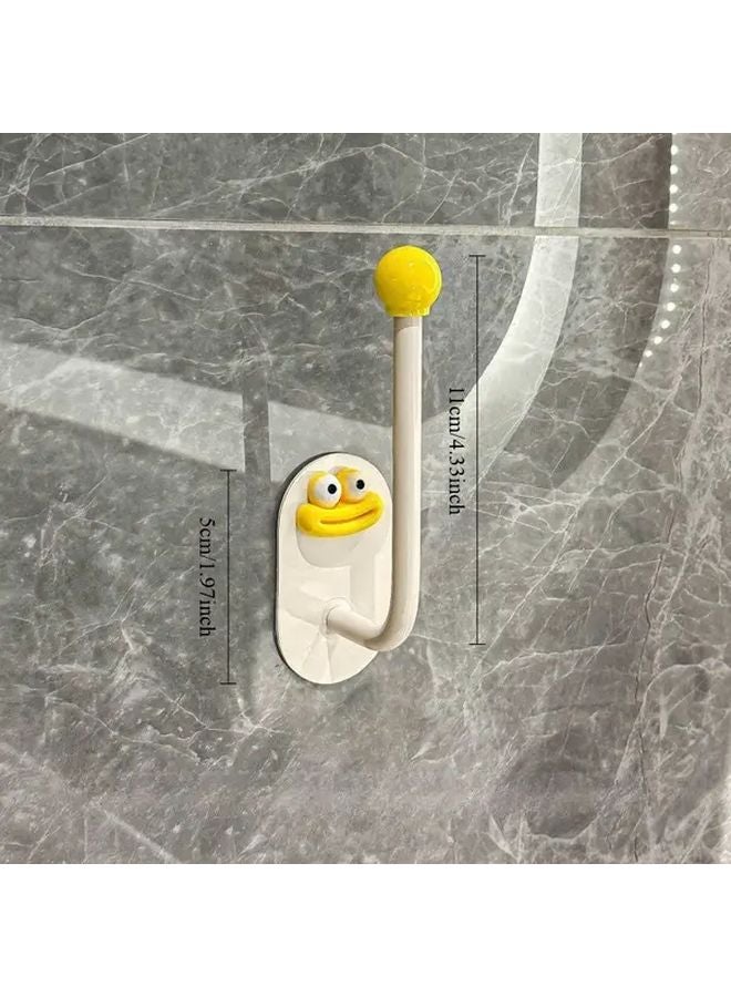 Blue Sausage Shaped Hooks Adhesive Ceiling Mounted No Screws Heavy Duty Storage - Image 5