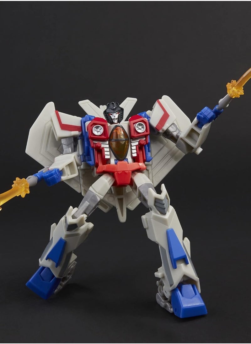 TRANSFORMERS - Transformers Bumblebee Cyberverse Adventures Toys Deluxe Class Starscream Action Figure, Seeker Strike Action Attack, 5-inch - Image 1