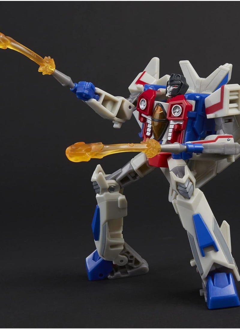 TRANSFORMERS - Transformers Bumblebee Cyberverse Adventures Toys Deluxe Class Starscream Action Figure, Seeker Strike Action Attack, 5-inch - Image 1