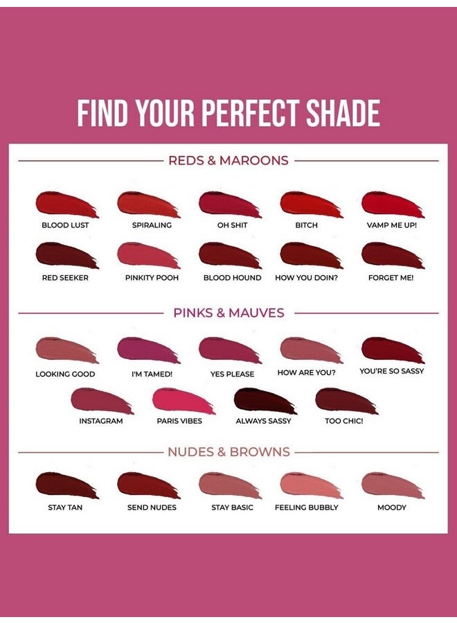 INSIGHT COSMETICS 24 HRS NON TRANSFER MATTE LIPSTICK (LL03-13) - Image 5