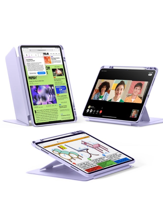 اي اس ار غطاء لجهاز iPad Air مقاس 13 بوصة M3/M2 (2025/2024)، غطاء قائم عمودي، زوايا متعددة للوقوف، غطاء فائق الاستقرار لجهاز iPad Air 13 مع حامل قلم، سلسلة Flip - - Image 1
