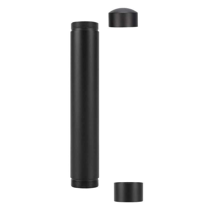 Fortune Nexus Air Tight Smell Proof Metal Cigar Case Tube with Built in Humidifier (Black) - Image 4