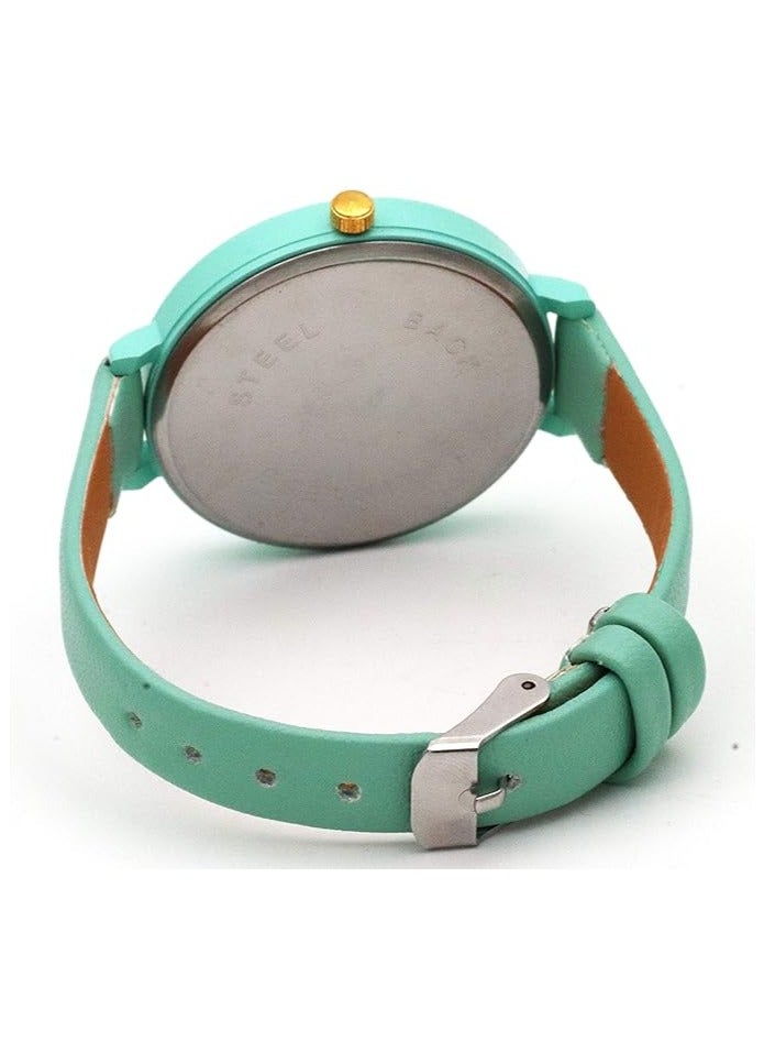 Geneva Luxury Women's Quartz Watch with PU Leather Strap and Water Resistant - Image 3