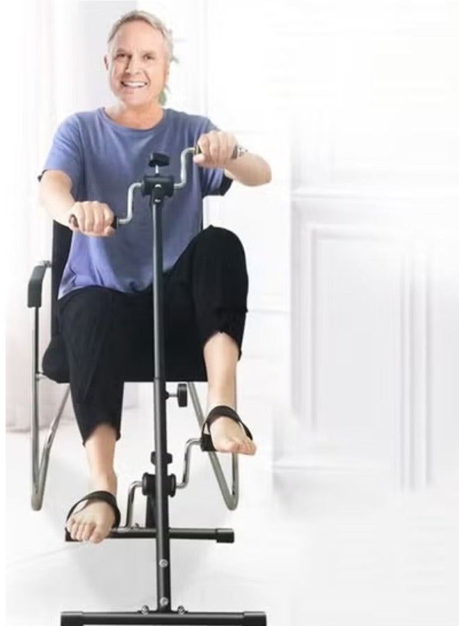 أيه بي جي دراجة تمارين الدواسات مع دواسات مضادة للانزلاق، معدات لياقة بدنية قابلة للتعديل لعلاج اليد والذراع والساق والركبة، مثالية لتمرين دواسة الجسم بالكامل - Image 2