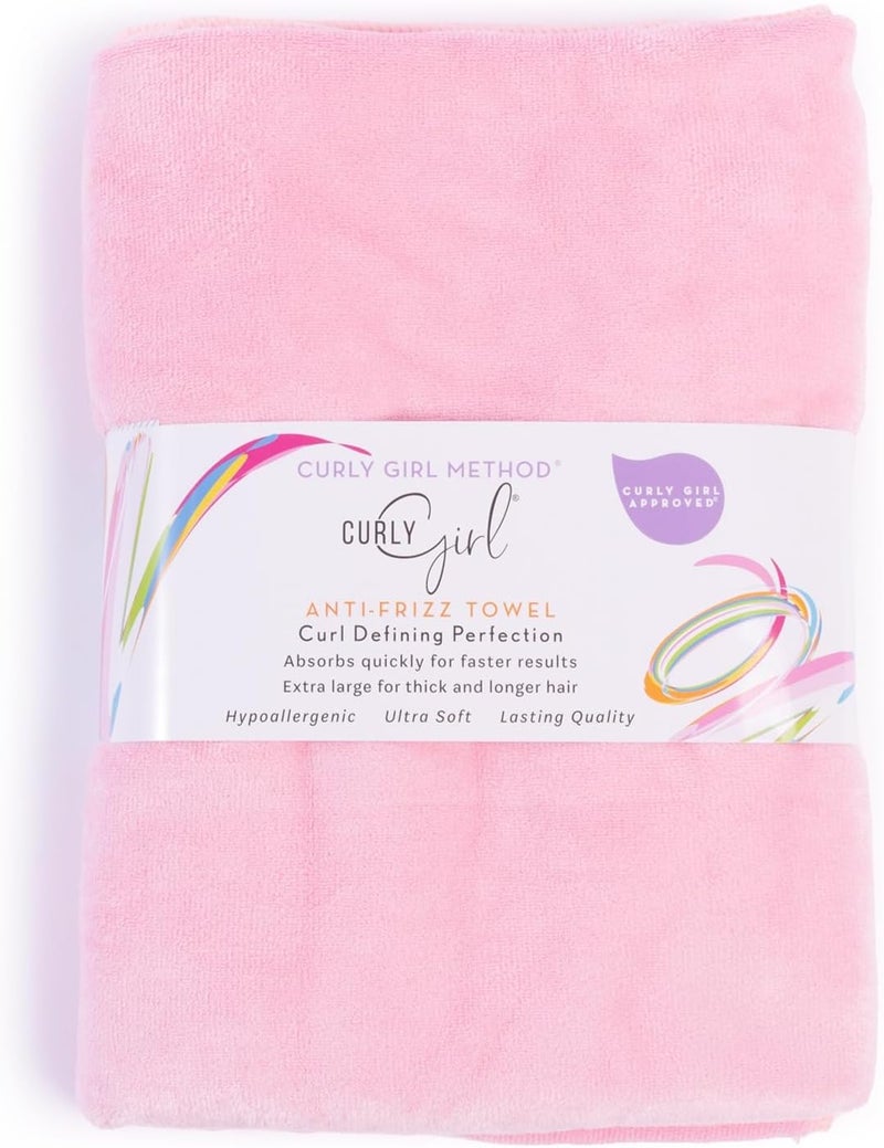 Curly Girl Towel for Women with Curls AntiFrizz Absorbent Fast Drying Curly Hair Microfiber Hair Drying Towel for Curls